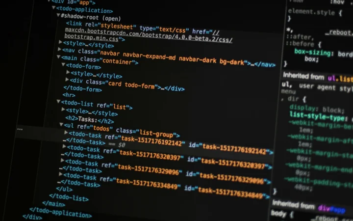Glowing red code on a dark screen illustrating Armin Ronacher's warning about bad software