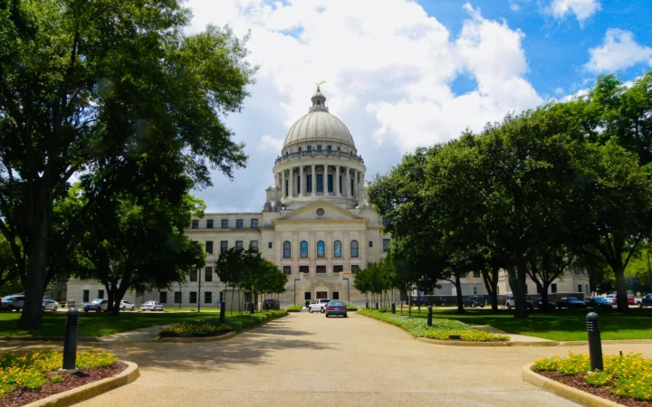 State capitol building where Pennsylvania AI ad labels law was passed