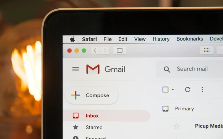 Glowing email inbox icon in the dark, representing Resend Inboxes for AI agents