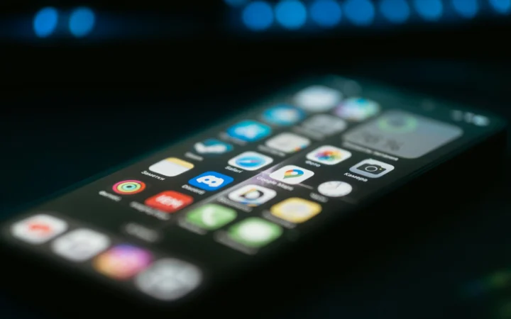 Smartphone showing an error in the dark, illustrating the Revolut outage